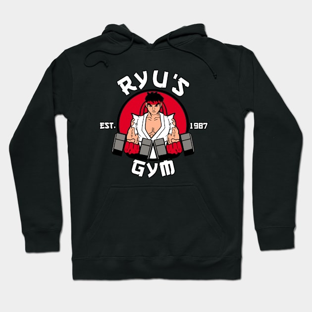 Ryu's Gym Hoodie by carloj1956